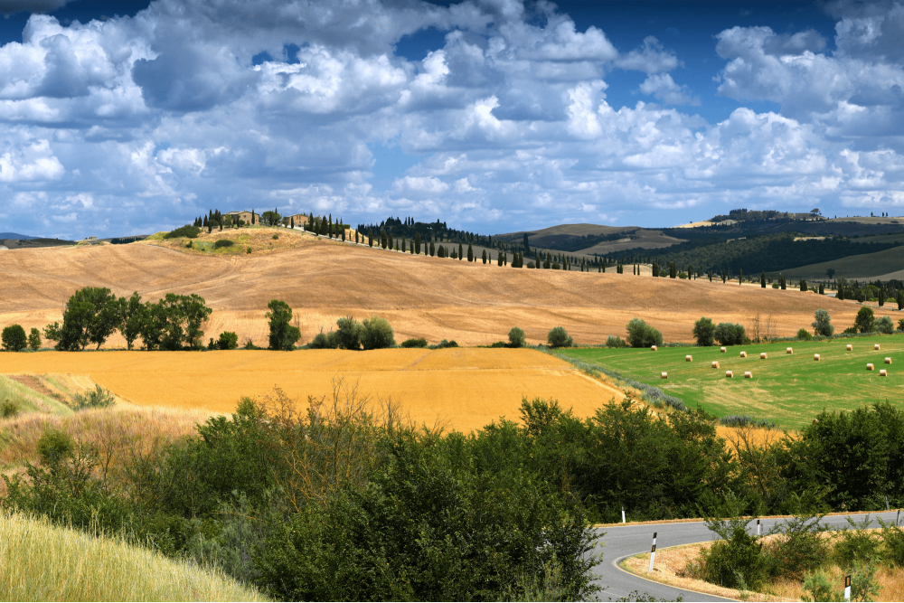 Panorama della Val d'Orcia